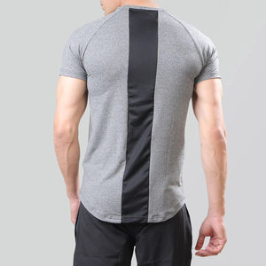 Camiseta Deportiva de Gimnasio para Hombre, de Alta Calidad, al por Mayor, Corte Holgado, Manga Regular, 100% Algodón, Transpirable, de Secado Rápido, con Logotipo Personalizado - Product Image 4