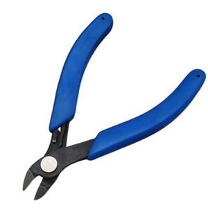 Blue Flush <b>Wire</b> Cutter Crimping Cutter Carbon Steel Jewelry Pliers Precision <b>Wire</b> <b>Snip</b> Tool for Jewelry Making Beading and Craft - Product Image 1