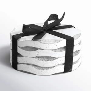 Hot Selling Modern Marble Coaster Set White Pattern Absorbent Drink Coasters Cup Holders for Home Kitchen Restaurant at Low Cost - Product Image 1