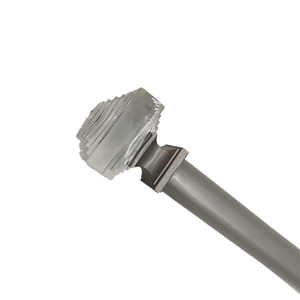 Barra de Cortina Metálica Ajustable Más Vendida con Adornos de Cristal para el Hogar, Dormitorio y Sala de Estar - Product Image 2