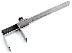 Dental Willis <b>Bite</b> Gauge Stainless Steel Occlusal Measuring Gauge Autoclavable Manual Dental Surgical Instrument - Product Image 2