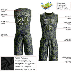 Ensemble uniforme de shorts de basketball d'été personnalisés pour université, respirant, séchage rapide, 100 % polyester, imprimé par sublimation, OEM - Product Image 4