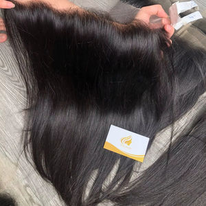 Extensiones de Cabello Remy Virgen Vietnamita 100% Pre-desplumadas HD para Cierre, Ondas Sueltas Profundas, 8-32 pulgadas, 100 gramos - Product Image 1