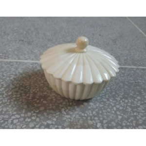 Bone Inlay Organic <b>Material</b> Modern Design Striped Pattern Ice Bucket | Handcrafted Luxury Ice Holder | Durable Elegant Premium - Product Image 4