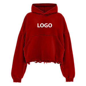 <b>Top</b> Trending stylish look <b>Distressed</b> Hoodies for Women High Quality Plain style Anti wrinkle durable Women <b>Distressed</b> Hoodies - Product Image 4