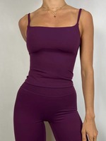 Top Deportivo Personalizado al por Mayor para Mujer, Sujetador Deportivo de Spandex de Alta Calidad, Cómodo para Gimnasio, Yoga, Deportes, Correr, Sin Costuras en la Parte Delantera