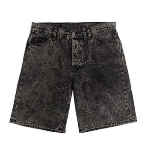 Shorts Bermuda Homme Taille Mi-Haute en Toile Lavée Style Urbain avec Cordon de Serrage 100% Coton Respirant Anti-Plis - Product Image 1