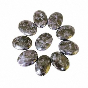 Pierre de Guérison de Luxe Polie en Gabbro Merlinite Indigo, Amplificateur de Magie Lunaire, Connexion Amoureuse Divine, Mascotte Gothique Feng Shui - Product Image 6