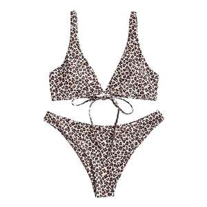 Womens <b>Bikini</b> <b>Set</b> Two Piece Swimwear Beach Pool Adjustable Fit Summer Vacation Bathing Suit Stylish Design - Product Image 3