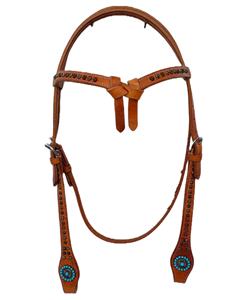 ชุดหูฟังหนังม้าถักแบบล้ำสมัยสไตล์ตะวันตก - Product Image 2