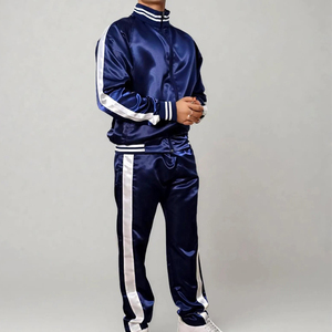 Ensembles de survêtements pour hommes, survêtements à fermeture éclair intégrale, ensembles de jogging décontractés, vestes et pantalons de sport, tenues en 2 pièces - Product Image 5