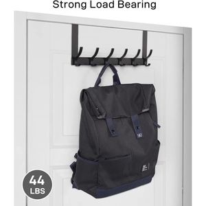 Ganci da appendere sopra la porta, ganci da parete e appendiabiti per appendere asciugamani, appendiabiti da porta per una comoda organizzazione - Product Image 3