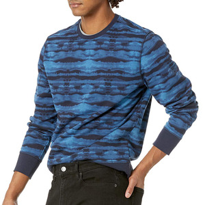 Regular Fit Knitted Fabric Made Crew Neck Sweatshirts Long Sleeve Hot Selling Unique Design Long Sleeve Sweatshirt For Men - Product Image 1