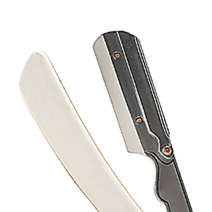 Navaja de Afeitar Manual Plegable de Acero Inoxidable, Cuchilla de Seguridad para Barba y Rostro, Marca OEM - Product Image 2