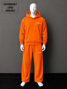 BEST SELLING Custom 300-500GSM Heavyweight Fleece Set Tech <b>Men's</b> Fleece Hoodie & Joggers Oversized Streetwear 2-Piece Terry - Product Image 6