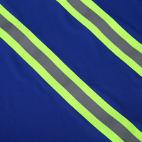 Chemise de sécurité réfléchissante, bande réfléchissante haute visibilité, polyester léger, vêtements de travail respirants pour les chantiers industriels