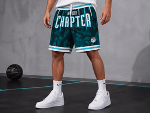 Shorts de basket-ball personnalisés, uniforme d'équipe, tissu polyester respirant et anti-humidité, logos brodés personnalisés, nom de l'équipe imprimé - Product Image 3