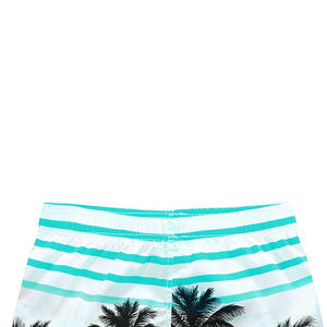 กางเกงชายหาดลำลองผู้ชายรุ่นล่าสุด พิมพ์ลายดิจิทัล เอวยางยืดปานกลาง รับทำโลโก้ตามสั่ง MOQ ต่ำ ป้องกันแบคทีเรีย ยืดหยุ่น ระบายอากาศได้ดี - Product Image 4