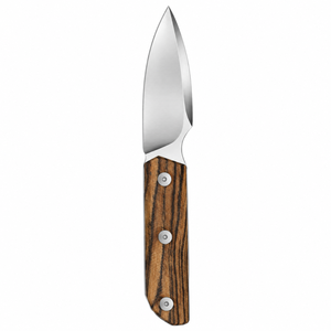 Cuchillos de caza hechos a mano con hoja fija y mango de madera marrón, hoja de acero afilada, cuchillos para acampar al aire libre, senderismo y bushcraft. - Product Image 6