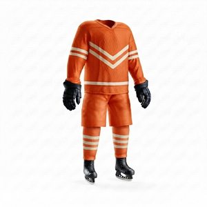 Uniforme de Hockey sobre Hielo, Jersey Profesional para Equipo de Hockey sobre Hielo, Tela Premium que Absorbe la Humedad, Ajuste Atlético Cómodo para Clubes y Escuelas - Product Image 3