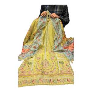 Costume Salwar Kameez 3 pièces pour femmes de qualité supérieure, style pakistanais, robes de fête et de mariage, dernier design, vêtements tendance - Product Image 1