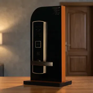 Serrure intelligente RFID TES-8001B pour hôtel, en acier inoxydable, avec carte-clé mobile pour déverrouillage, pour la sécurité à domicile au meilleur prix - Product Image 6