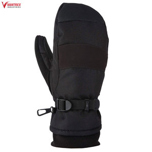 Gants de four matelassés noirs résistants à la chaleur, à manchette longue, pour la cuisson, la pâtisserie, le barbecue, la cuisine, vente en gros, OEM, ODM, gants de protection - Product Image 2