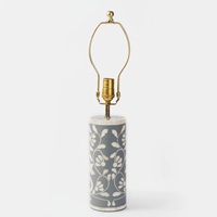 Lampe artisanale en os incrusté, design Art Déco, personnalisable pour la décoration intérieure de chambre – Abat-jour botanique pour usage intérieur