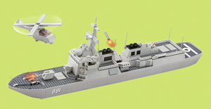 OXFORD TEAM COBRA BATTLE GROUP AEGIS SHIP, Barco de Guerra Naval Moderno, Bloques de Construcción de Plástico ABS de 1058 Piezas, Juguete de Construcción, COREA - Product Image 5