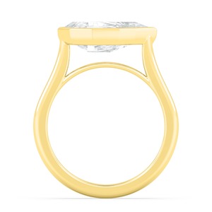Anillo de compromiso Prestige de oro rosa de 10 quilates con diamantes cultivados en laboratorio de 3.00 quilates de peso total, corte escalonado y corte pera, joyería de lujo exclusiva para bodas - Product Image 6