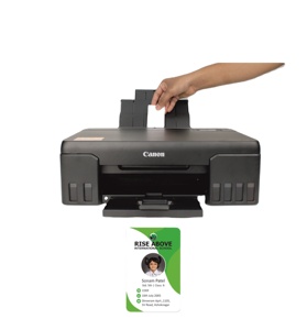 ID Card Printer Without Needing Any Tray