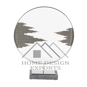 2025 nueva llegada diseño clásico escultura de hierro de Metal superventas escultura de mesa de Metal abstracto para decoraciones de sala de estar - Product Image 2