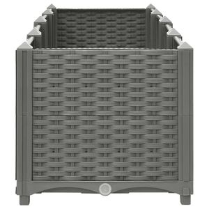 Macetas y macetas de cama elevada de polipropileno gris claro de 63 "x 15,7" x 15" - Product Image 5