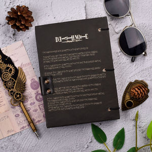 Vintage Dark Anime Inspired Journal Diary | <b>Aesthetic</b> Lock Notebook for Writing Sketching Notes & Memory Gifts Daily Use Now - Product Image 2
