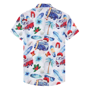 High Quality Sublimation Beach <b>Shirt</b> Custom Printed Tropical Style <b>Shirt</b> Manufacturer Bulk Orders - Product Image 5