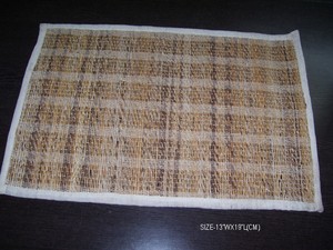 Rectangle Retro Reusable <b>Bamboo</b> <b>Table</b> Mats Golden Temple-Inspired Design Lowellcraft Delhi - Product Image 6