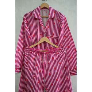 Conjunto de Pijama de Manga Larga con Estampado Floral de Algodón para Mujer, Conjunto de Pijama Suave y Transpirable, Ajuste Cómodo para el Día a Día - Product Image 4