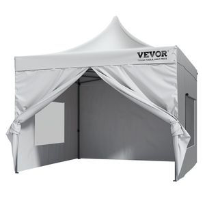 Gazebo Pop-up 3x3 Metri, Tenda Istantanea Portatile Resistente ai Raggi UV e Impermeabile con Pareti Laterali Rimovibili e Borsa con Ruote - Product Image 1
