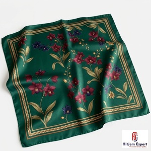 Premium Quality Printed <b>Scarf</b> Soft Fabric Head <b>Scarf</b> <b>White</b> Label Service OEM ODM Textile Manufacturer Bali Custom Fabric Product - Product Image 1