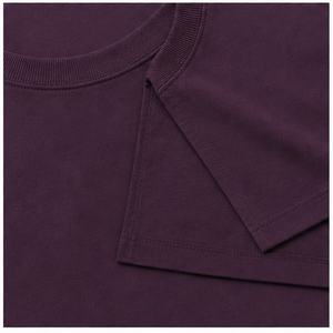 Camiseta de Manga Corta para Hombre, Corte Cuadrado, Algodón Cepillado Aubergine, Personalizada, MTS-OVR-0041 - Product Image 5