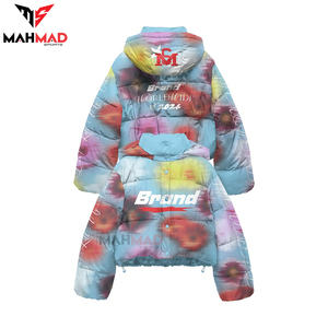 ผู้ผลิตเสื้อแจ็คเก็ตพัฟเฟอร์ฤดูหนาวแบบมีฮู้ด พิมพ์โลโก้ตามสั่ง ขายส่ง เสื้อแจ็คเก็ตสตรีทแวร์สำหรับเล่นกีฬากลางแจ้ง - Product Image 3