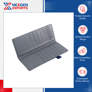 Funda para Libreta de Cheques Multifuncional de Cuero PU de Estilo Único y Calidad Estándar, Muy Solicitada, con Opción de Logotipo Personalizado al por Mayor - Product Image 3