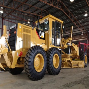 Niveleuse CAT 140K d'occasion, Niveleuse à moteur Caterpillar d'origine, Matériel de construction d'occasion 140H 140K en stock à Shanghai - Product Image 4