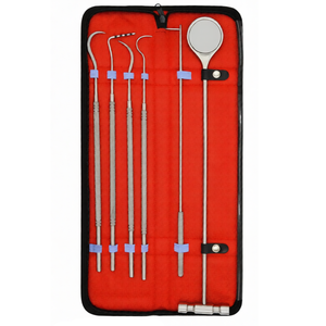 ชุดเครื่องมือขูดหินปูนฟันม้า 6 ชิ้น ชุดอุปกรณ์สัตวแพทย์ ผลิตจากเหล็กกล้าไร้สนิมเยอรมัน ด้ามจับยาว - Product Image 2