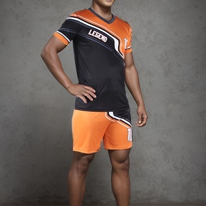 ชุดวอลเลย์บอลแบบกำหนดเองและชุดทีมพิมพ์ลายแบบ Sublimation ชุดกีฬาสำหรับผู้ชายและผู้หญิง ผลิตจากโพลีเอสเตอร์ 100% ระบายอากาศได้ดี - Product Image 1