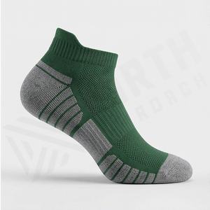 Cushion Running <b>Socks</b> Men Athletic Ankle Breathable Performance Durable <b>Soft</b> Gym Workout Wear Customized Color Fit Pairs Pack - Product Image 3