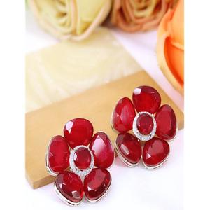 Aretes de Zirconia Cúbica con Baño de Plata y Latón, Diseño Moderno y Elegante, con Brillantes Deslumbrantes, de Primera Calidad, para Mujer, Ideales para Fiestas Nocturnas - Product Image 1