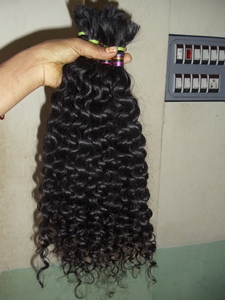 7HILLSHUMANHAIR Cabello Humano Virgen Indio Ondulado de Primera Calidad 100% Natural, Doble Trama a Máquina, Cabello Humano Remy sin Procesar en Paquetes - Product Image 3