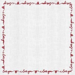 Serviettes de table en coton biologique 100% naturel, design brodé Saint-Valentin, linge de table pour hôtels, design personnalisé - Product Image 4