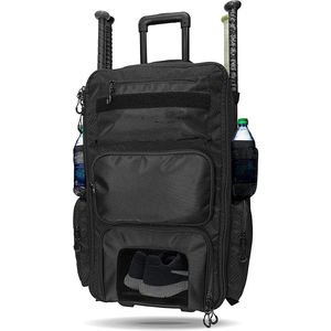 Bolsa de Deporte Impermeable con Ruedas para Bate de Béisbol, Mochila con Ruedas para Teeball con Compartimento para Zapatos, Bolsa de Viaje Deportiva - Product Image 1